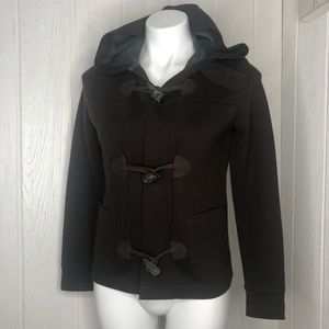 Ralph Lauren Brown Knit Cardigan Horn Toggles P/P